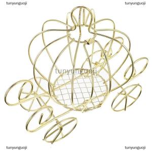 [COD] tunyunguoji Creative pumpkin Carriage Decor กล่องขนมสีทองกล่องฟักทองของขวัญ