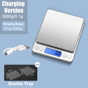 SOGO Mini Digital Food Weighing Scale 3000g Stainless Steel Kitchen Scale Weight Grams Cooking Baking