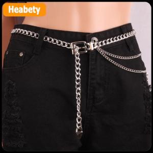【2-3 days delivery】 Multi Layer Metal Chain Belts for Women Waistbands Long Tassel Waist Chain Dress Jeans Belts Lady Waistband Belts Women Body Chain