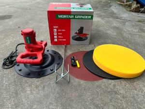 Máy trát tường xoa vữa đánh bóng xoa hồ - máy trà nhám 380mm có đèn 6 cấp độ