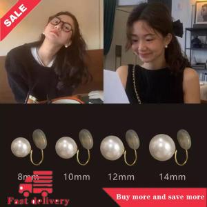 [COD] Ngọc Trai Tai Clip Thời Trang Mà Không Có Lỗ Tai Bông Tai Đơn Giản Tai Cuff Giả Piercing Đồ Trang Sức Thời Trang Bông Tai Ngọt Ngào Cho Phụ Nữ