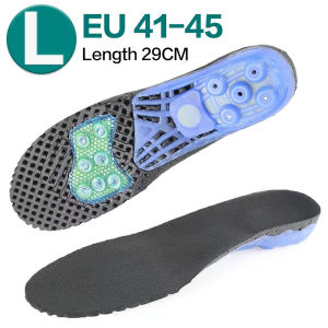 PVD 1Pair EVA Spring Silicone Sole Insole Flat Feet Orthotic Insoles Arch Support Orthopedic Inserts Plantar Fasciitis Feet Pain Foot Care