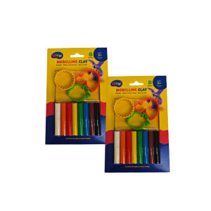 Nikki Modelling Clay 8 Colours Non-Toxic Kids Playdough Set with Moulds DIY Art Craft Toy