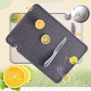 Kinglxs L size Multi-Functional BPA FREE Antibacterial Ag+ and mildew proof double-sided cutting board chopping board