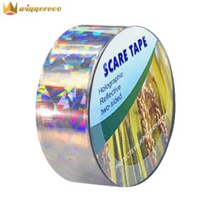【HOT】2.4cmx50m/4.8cmx50m Reflective Bird Deterrents To Stop Damage Roosting Mess Easy-Install Bird Tape Bird Deterrent Tape