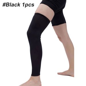 FENGIA Breathable Full Leg Sleeves Knee Calf Sleeves Sweat Wicking Compression Leg Warmers Protect Leg Knee Sleeves High Elasticity Long Compression Leg Sleeve Basketball