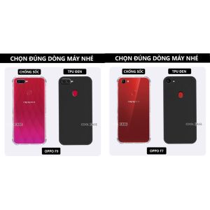 Ốp lưng bảo vệ chân sạc OPPO F9 /F7 chống trơn trượt-Cool Case