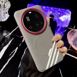 For Xiaomi Mi 17 Ultra Case Fashion PU Leather slash MagSafe Protective Back Cover For Xiaomi Mi 17 15 14 Ultra Shell