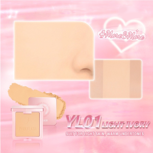 Powder Two Way Cake PINKFLASH | Duo Effect Pressed Powder PF-F17 | Oil Control | Pink Flash | BPOM