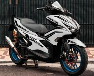 STRIPING STRIP CUTTING STICKER YAMAHA AEROX 155 0LD LIS VARIASI STIKER MOTOR