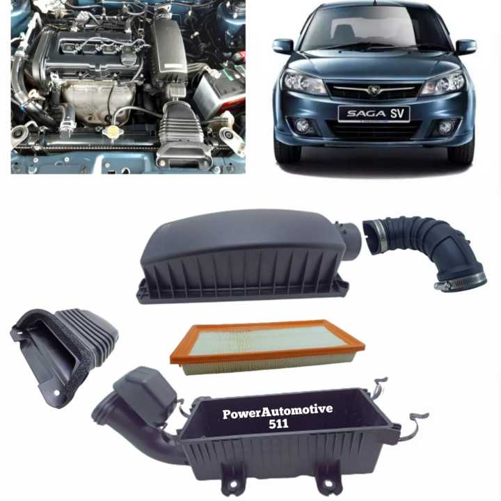 Proton Saga FLX SV Engine Air Cleaner Cover / Air Cleaner Housing / Air Hose / Air Snorkel / Air