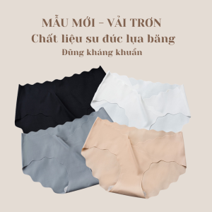 Quần Lót Bầu Cạp Chéo Chất Liệu Lụa Băng Siêu Đẹp Không Viền Đũng Kháng Khuẩn Cho Mẹ Bầu và Sau Sinh Bella Mama Q20