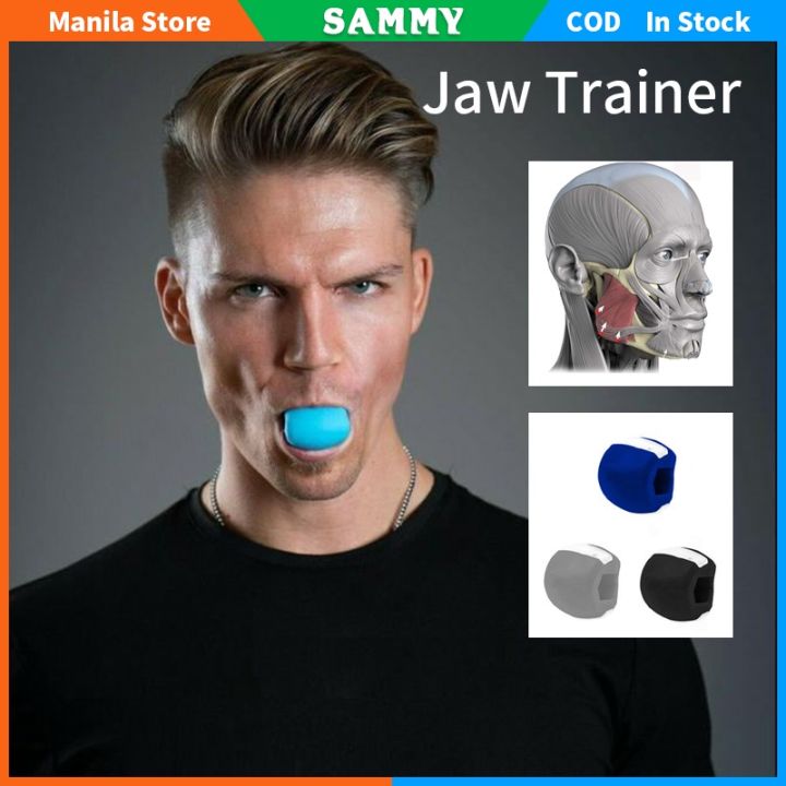 Jaw Trainer Ball Exercise Jawline Fitness Portable Silica Gel Home ...