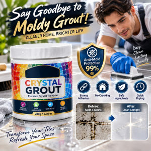 Waterproof Crystal Tile Grout Filler Sealing Edges Sealant Tile Gap Anti-Mold Floor Gap Sealant & Repair Paste Wall Glue Tile Joint Filler