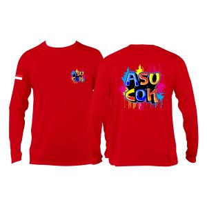 Kaos Lengan Panjang Pria Asucok Baju Atasan Distro Keren Katun Tc30s Murah Sablon