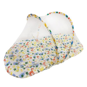 Baby mosquito net baby Folding Soft Cushion Bed  babies with Pillow soft baby infant cushion crib