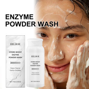 new Enzyme Face Wash Powder 75g Gentle Exfoliating Cleanser for Sensitive Skin Removes Dirt Brightens Skin Travel Friendly Formula hot