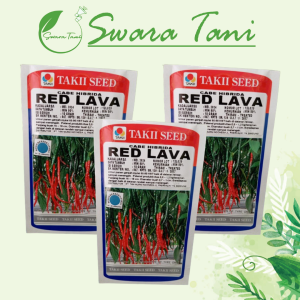 Benih Cabe Keriting RED LAVA Isi 10gram Takii Seed