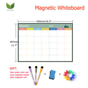 A3 Size Magnetic Calendar For Fridge Monthly Weekly Planner Calendar Fridge Magnet Whiteboard Schedule Message Bulletin Board Daily Planner
