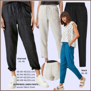 Celana Panjang Wanita Murah (SLVRP809 Linen Pants 3 Warna)