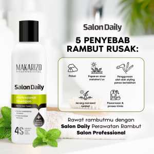 Makarizo Professional Salon Daily Series | Shampoo | Conditioner | Hair Tonic | Hair Mask | Creambath 200ml | 250ml