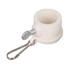 2Pcs Flag Pole Rings 360° Rotating Anti Wrap Mounting Ring 1Inch