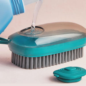 Multifunctional Hydraulic Laundry Brush Portable Plastic Clothes Shoes Cleaning Brush Hands Cleaning Brush Kitchen Bathroom