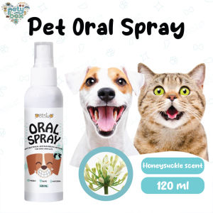 Petsup Pet Oral Spray Pet Oral Deodorant Spray Cat Oral Care Spray Dog Oral Care Spray Cat Dog Dental Care Teeth Cleaning Spray