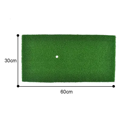PGM Indoor Backyard Golf Mat Training Hitting Pad Practice Rubber Tee Holder Grass Mat Grassroots Green 60cm*30cm