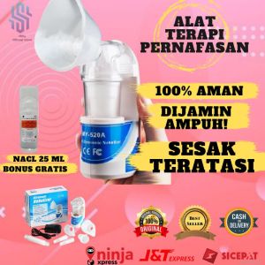 Alat Terapi Nebulizer Portable Inhaler Uap Oksigen Obat Perawatan Pernafasan Sesak Nafas