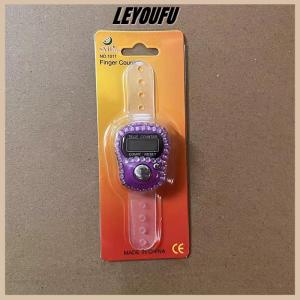 LEYOUFU Electronic Finger Counter Ring Finger Click Portable Resettable Digital Display Counter Golf Count Braided Prayer Accessories