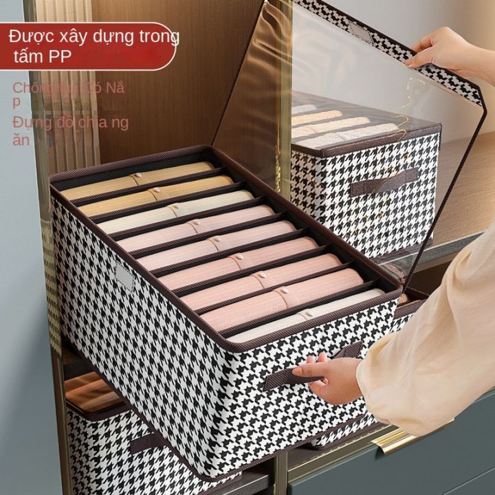Hộp Vải Chia Ngăn Đựng Quần Áo Ngăn Khung Cứng cao cấp, Túi Đựng Quần ...