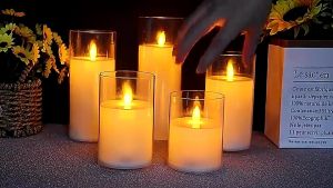 10/12.5/15cm Led Flameless Candle For Altar Home Wedding Party Christmas Decor For Party Wedding