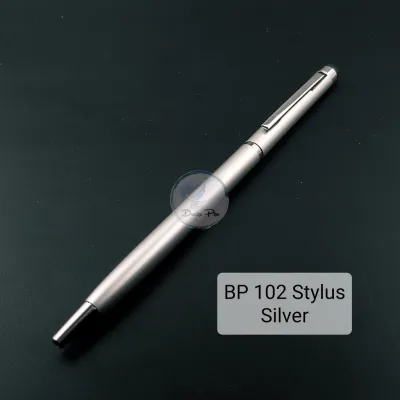 Pen Promosi Ekonomis BP 102 Stylus. Bisa Branding Grafir Laser logo dan nama Pulpen Besi
