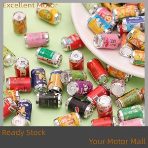 Excellent Ready Stock 10Pcs Dollhouse Mini Simulation Drinks Dollhouse Kitchen Decoration Dolls House Accessories Pretend Play Toy