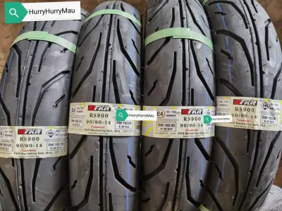 FKR RS900 90/90-14 Tubeless Tyre (Bunga Tajam)