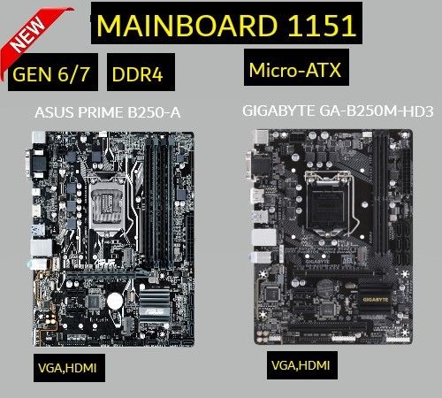 MAINBOARD/เมนบอร์ด/Socket 1151/สภาพสวยทุกใบไม่ต้องลุ้น /DDR4 สินค้าเทส ...