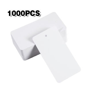 1000pcs 4x9cm White Blank Hang Tags DIY Blank Label Card Blank Tag Card