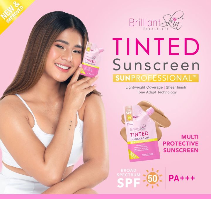 Tinted Sunscreen Facial Primer SPF30 20g Brilliant Skin Lazada PH