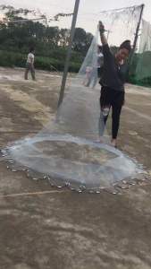 Chài tép cước chì đúc mắt lưới 15cm