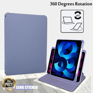 [🇲🇾Stock]🚀SOCEDEEP for Samsung Galaxy Tab A8 10.5 X200 X205 A9 A11 8.7 A9 Plus X210 S6 Lite 10.4 P610 P620 A7 Lite 8.7 T220 S7 S8 S9 S10 FE Plus 10.9 11 12.4 Casing Shockproof Acrylic 360 Rotating stand with Pencil Holder Auto-asleep Tablet Cover Case