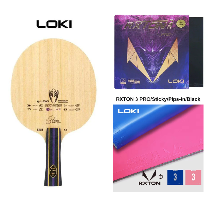 Free Assembly Loki Kirin K3 Carbon FH Rxton3 Pro BH Rxton3 Blue or Pink ...