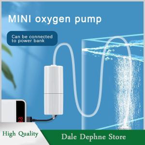 [Dale Dephne] Aquarium oxy máy bơm không khí Fish Tank USB im lặng Máy nén khí Aerator xách tay mini nhỏ oxygenator Aquarium phụ kiện 5V 1W