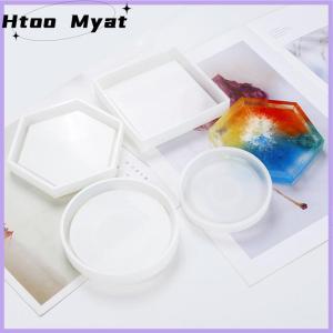 tantuoye Coaster nhựa Silicone cup Mat Pad khuôn đồ trang sức làm Epoxy khuôn công cụ thủ công