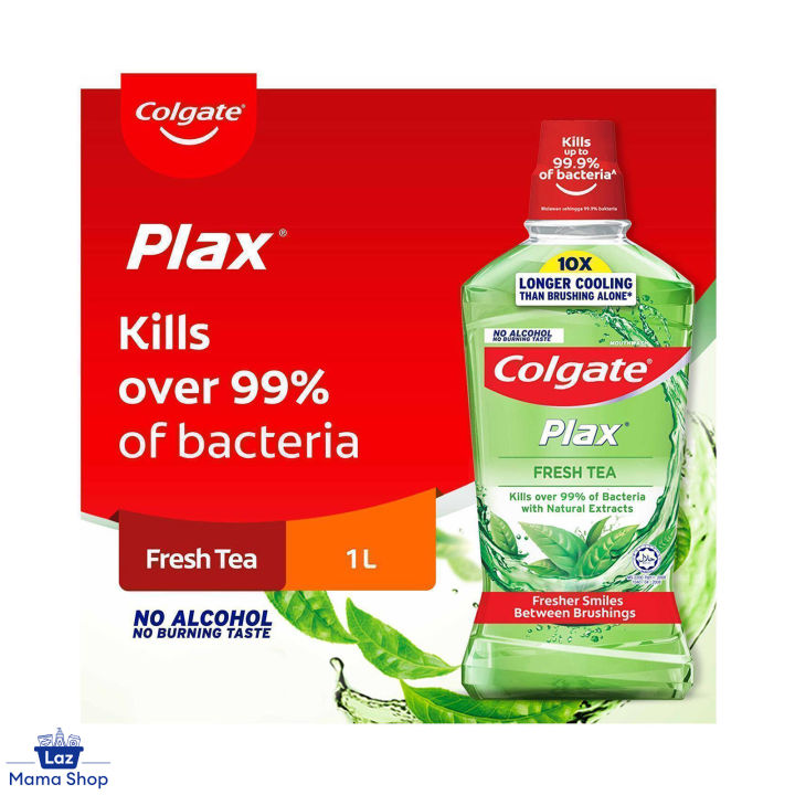 Colgate Tea Colgate Plax Fresh Tea Mouthwash 1L (Laz Mama Shop) | Lazada Singapore