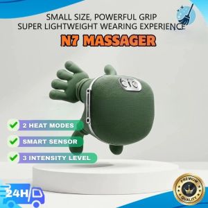 N7 Main Hand Neck and Shoulder Massager Cervical Spine Massager Trapezius Muscle Neck Massager Electric Heating Massager