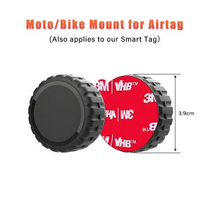 1pc Durable Magnetic Air Tag Holder Case - Compatible with Air Tag - Sticker Included - Shockproof Waterproof Magnet-Based Tracking Device Mount