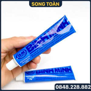 Keo Dán Ống Nhựa BÌNH MINH Tuýp 25g Dán Ống Nhựa PVC