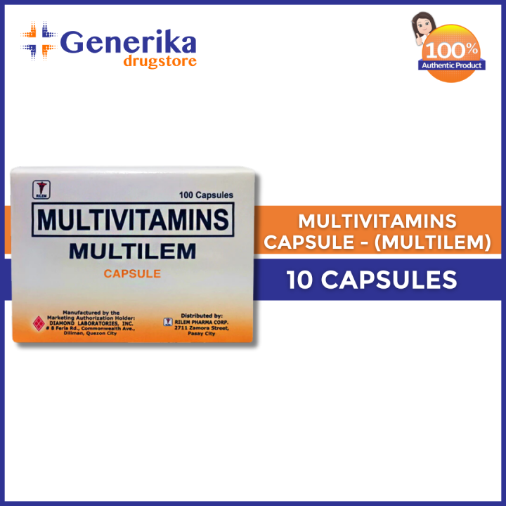 Multilem Multivitamins Capsule Lazada PH