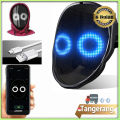 Topeng LED Boywithuke / LED Mask Party Game Halloween LED Animation RGB Mask Pesta. 